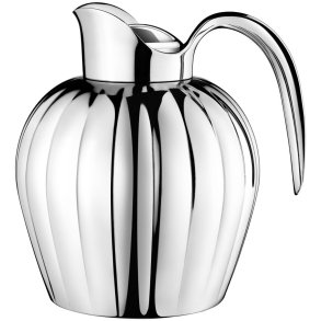 Georg Jensen Bernadotte Termokande m. Push Låg 0,8 L, Krom