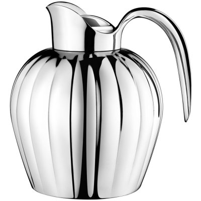 Georg Jensen Bernadotte Termokande m. Push L�g 0,8 L, Krom