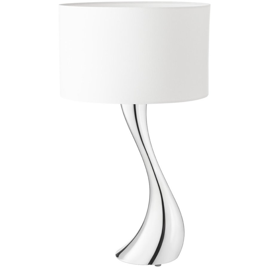 Georg Jensen Cobra Tischleuchte H46 cm, Stahl glnzend/Wei