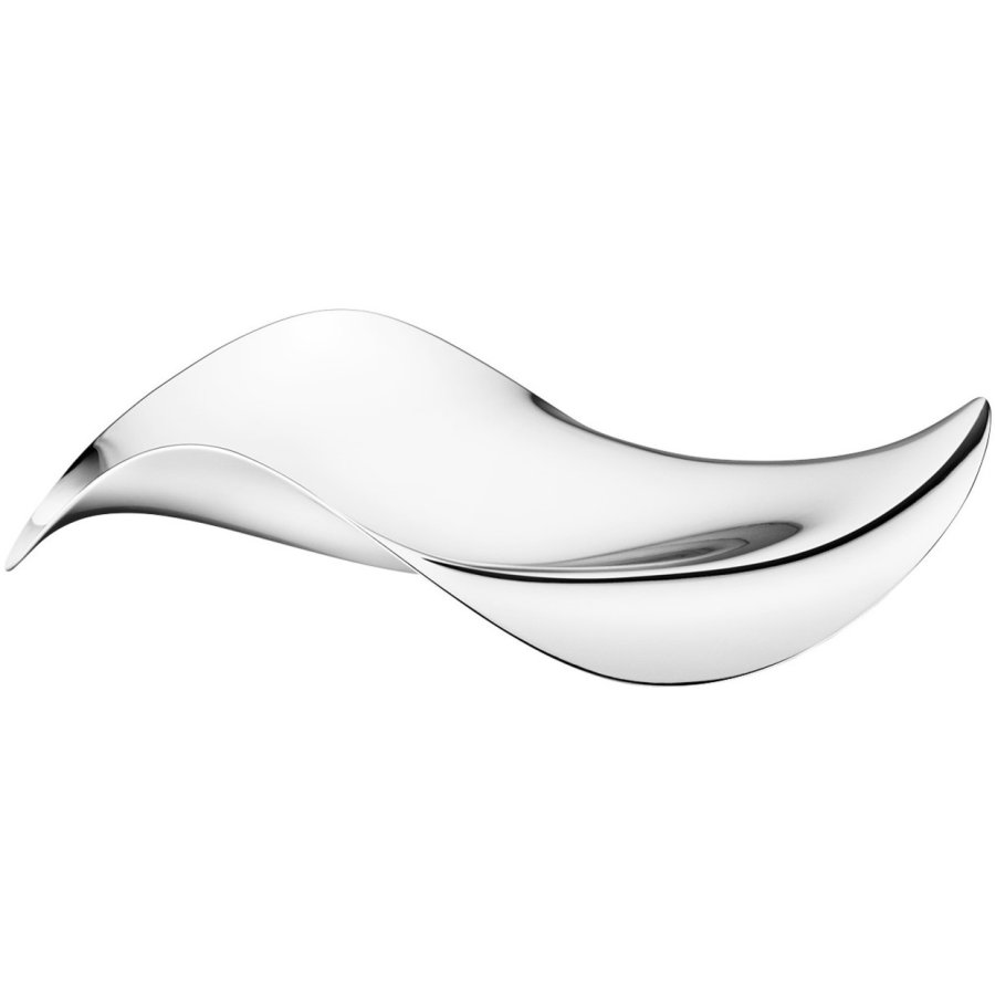 Georg Jensen Cobra Schale 38 cm, Stahl glänzend