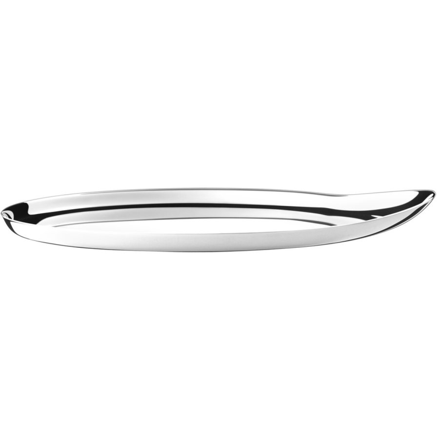 Georg Jensen Wine & Bar Glastablett 4er Set 9,6 cm, Stahl glänzend