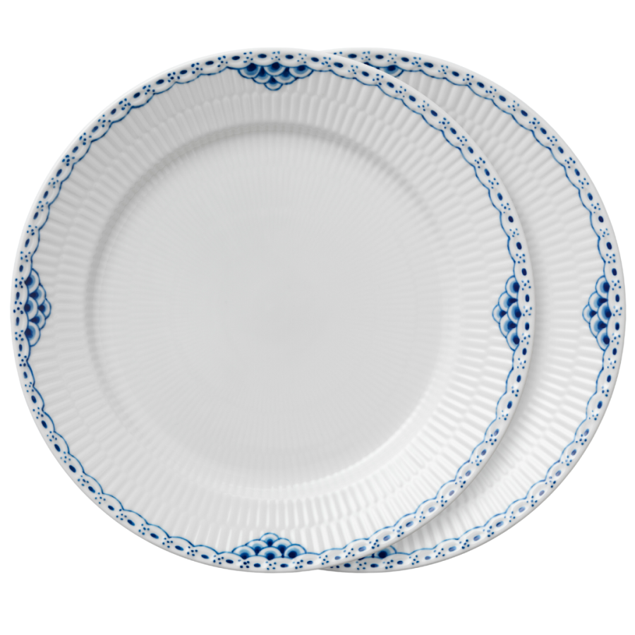 Royal Copenhagen Prinsesse Tallerken 2 stk. 22 cm
