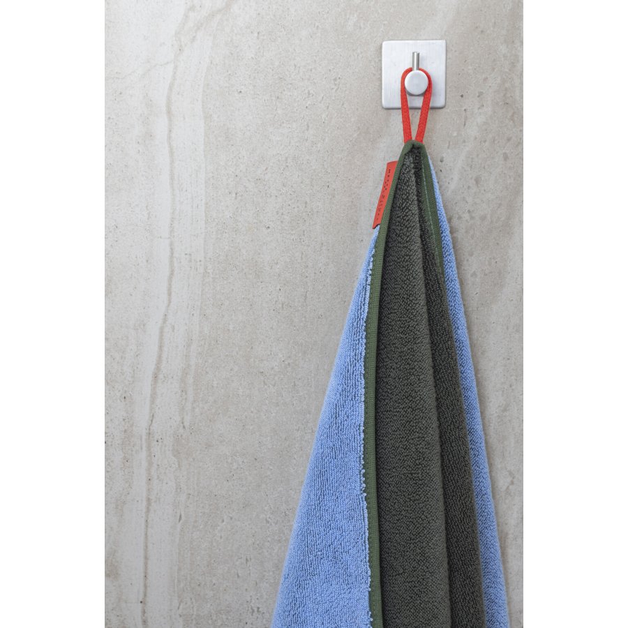 Mette Ditmer Soft Handtuch 5090cm, Dunkeloliv/Hellblau