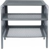 Tica Copenhagen Schuhregal 52x35x50 cm, Stahlgrau