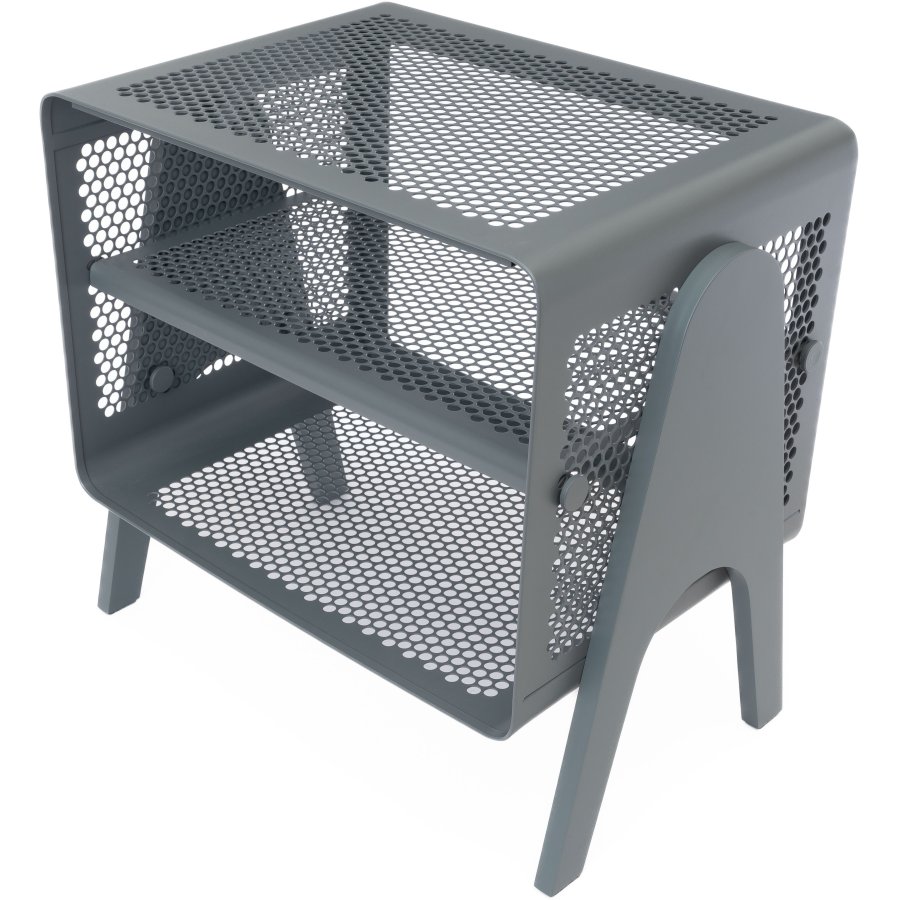 Tica Copenhagen Schuhregal 52x35x50 cm, Stahlgrau