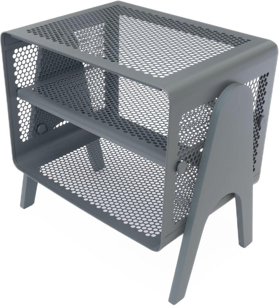 Tica Copenhagen Schuhregal 52x35x50 cm, Stahlgrau