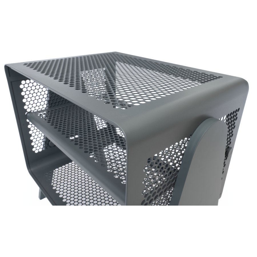 Tica Copenhagen Schuhregal 52x35x50 cm, Stahlgrau