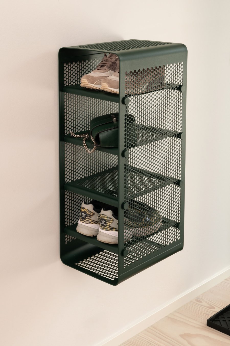 Tica Copenhagen Schuhregal 27x35x75 cm, Dunkelgrün