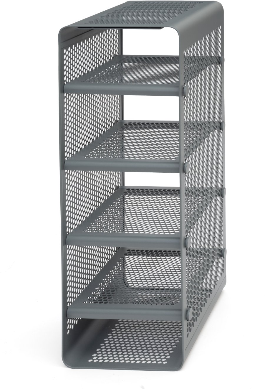 Tica Copenhagen Schuhregal 27x35x75 cm, Stahlgrau