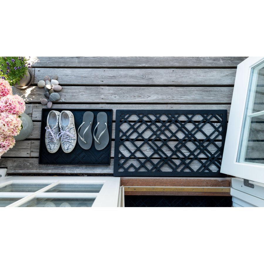 Tica Copenhagen Lines Drmtte 45x75 cm, Sort