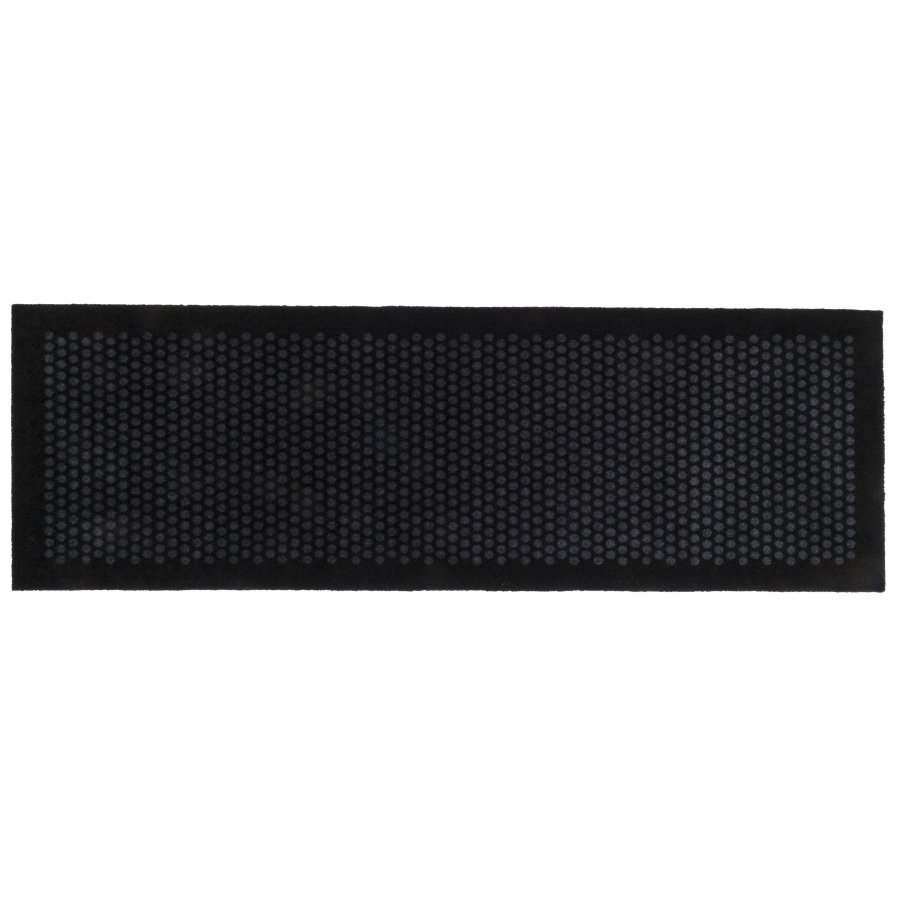 Tica Copenhagen Dot Smudsmtte 67x200 cm, Sort