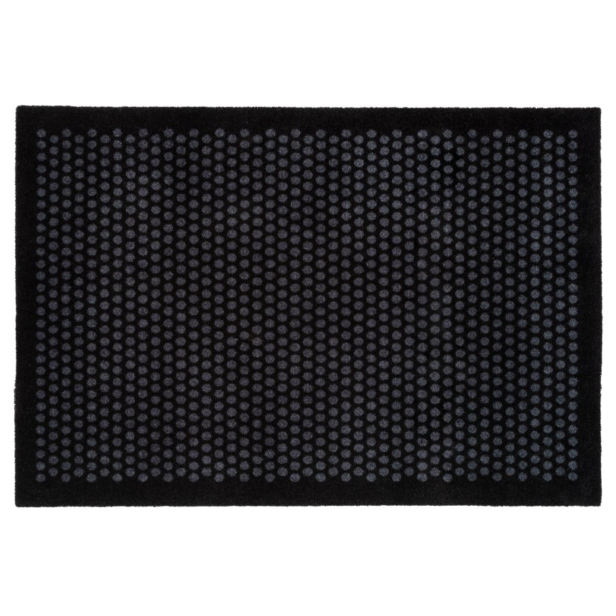 Tica Copenhagen Dot Mtte 90x130 cm, Sort/Gr