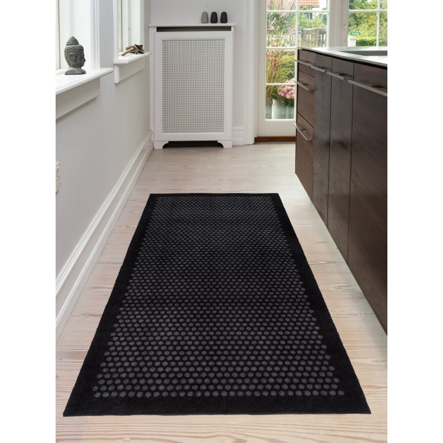 Tica Copenhagen Dot M�tte 90x200 cm, Sort/Gr�