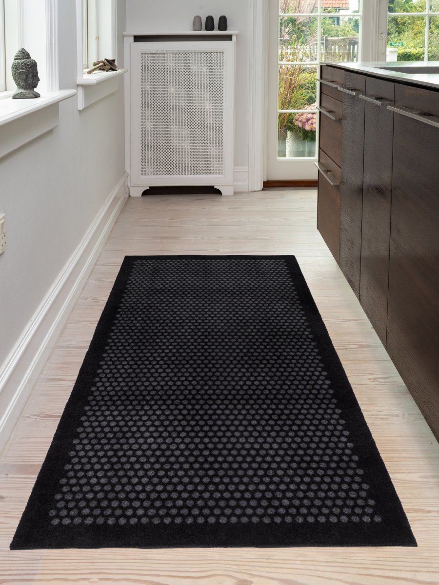Tica Copenhagen Dot M�tte 90x200 cm, Sort/Gr�