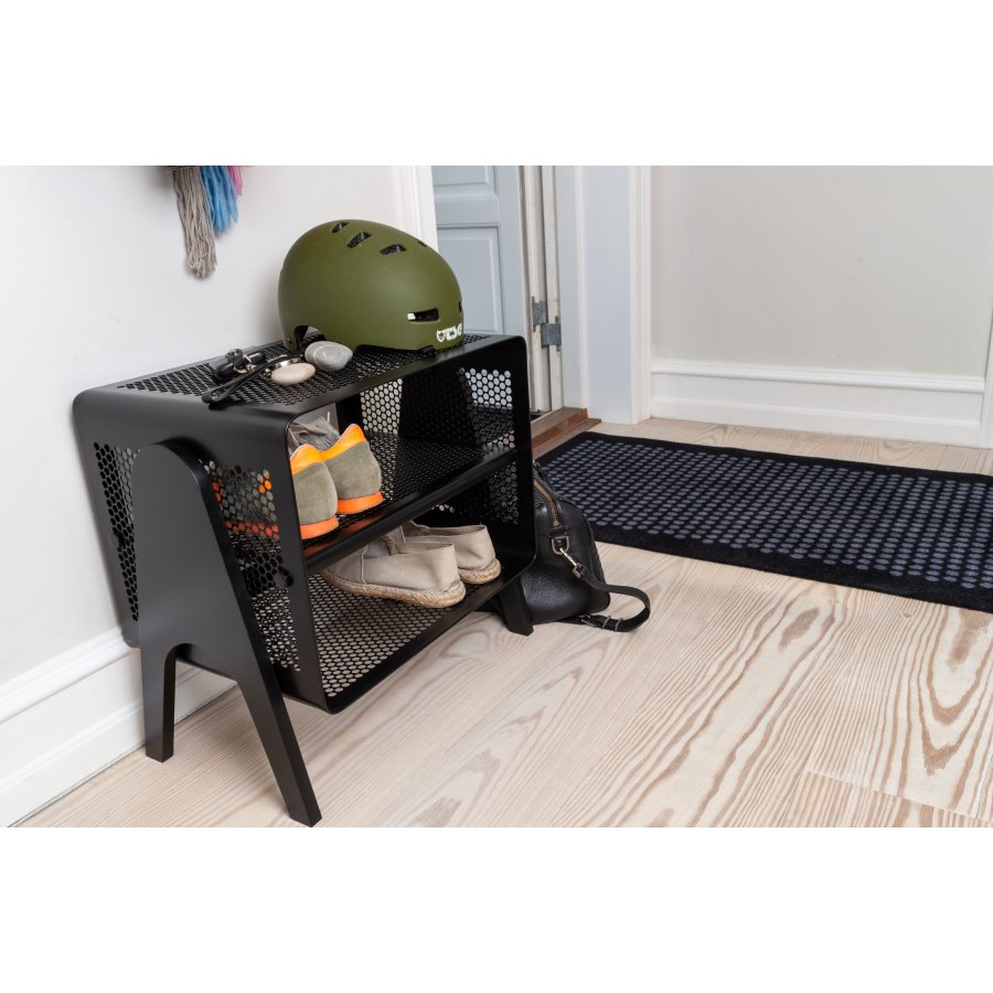 Tica Copenhagen Dot Smudsmtte 67x150 cm, Sort