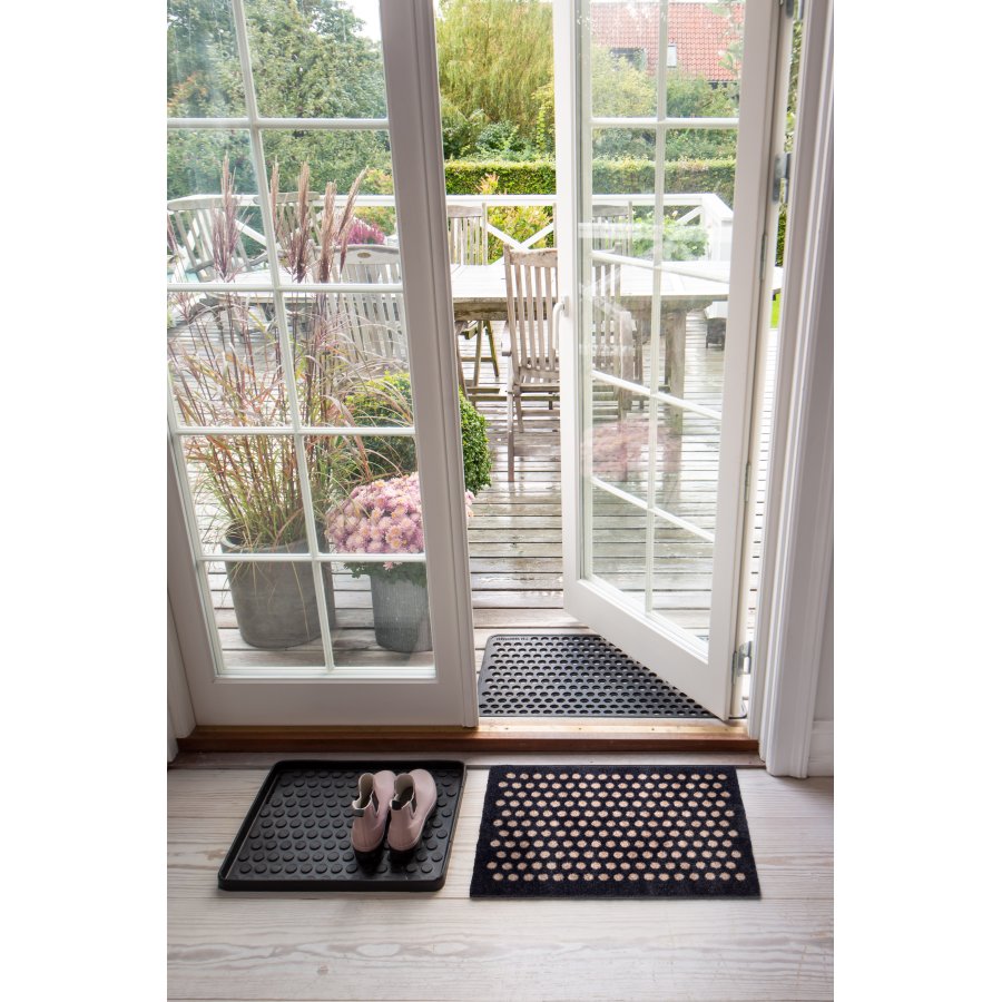 Tica Copenhagen Dot Smudsmtte 40x60 cm, Sort/Sand