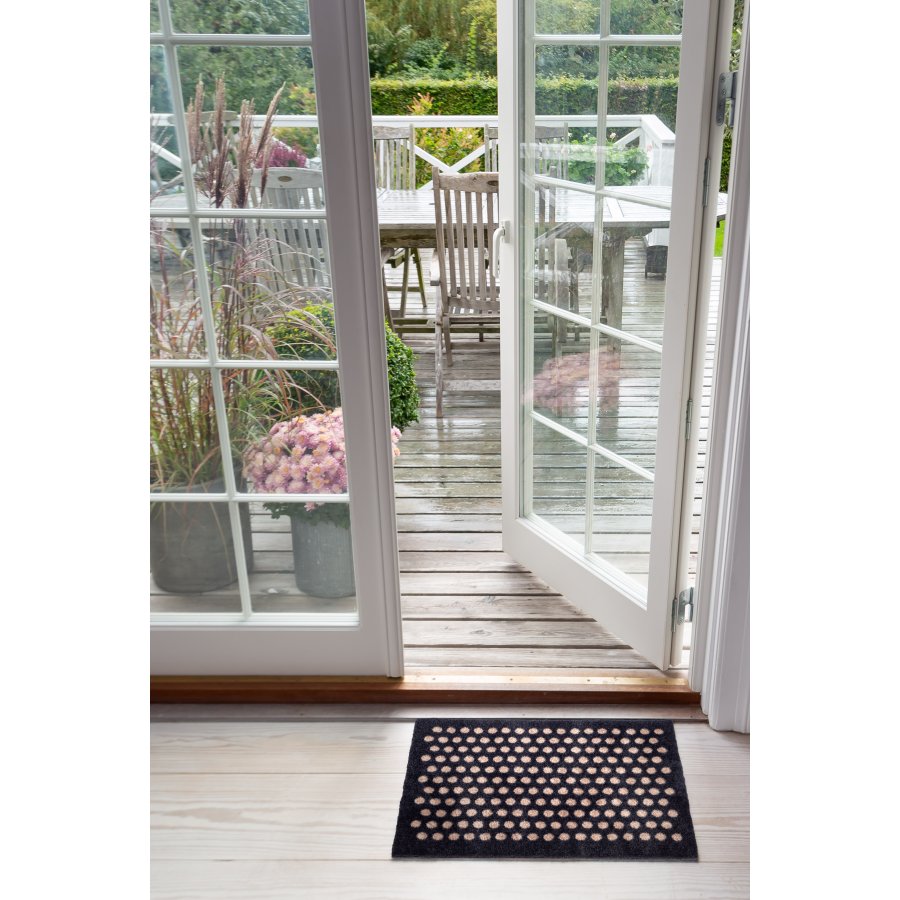 Tica Copenhagen Dot Smudsmtte 40x60 cm, Sort/Sand