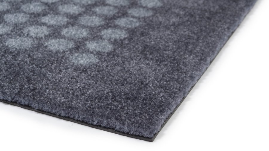 Tica Copenhagen Dot Deurmat 40x60 cm, Grijs/blauw