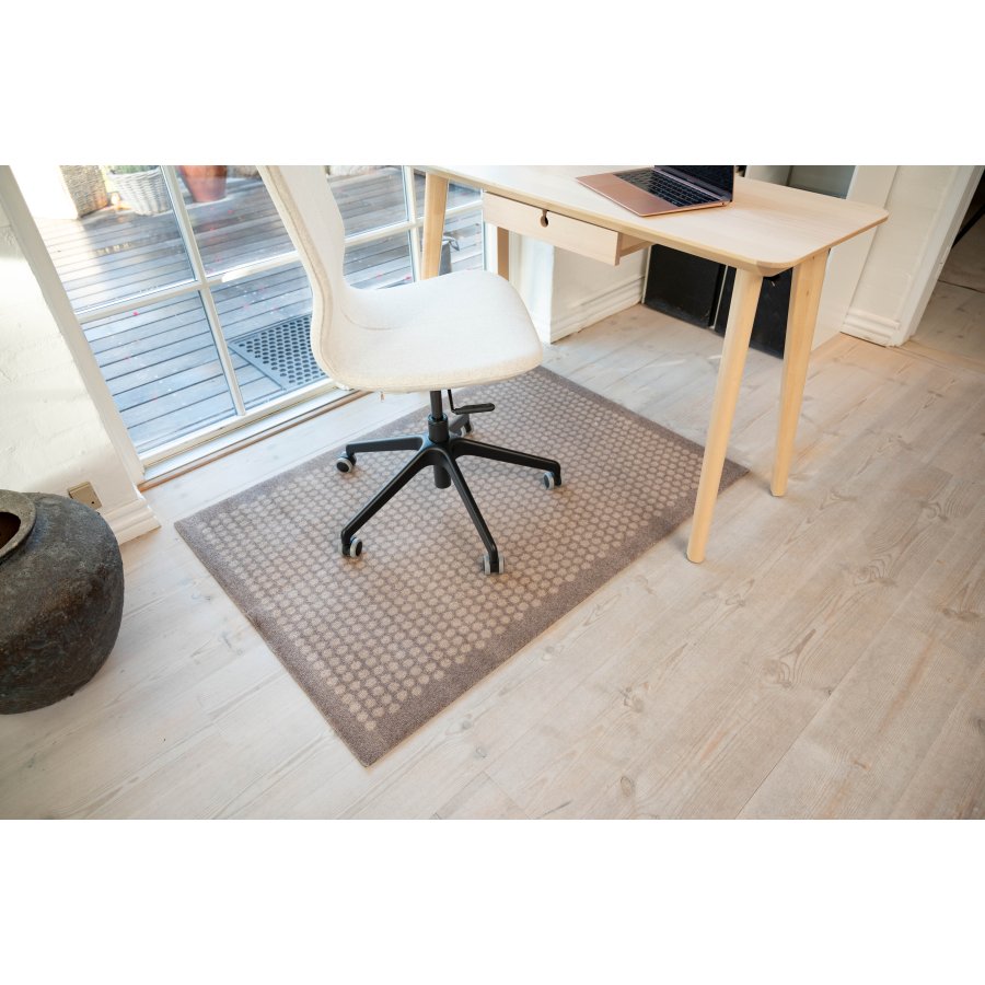 Tica Copenhagen Dot Smudsmåtte 90x130 cm, Sand