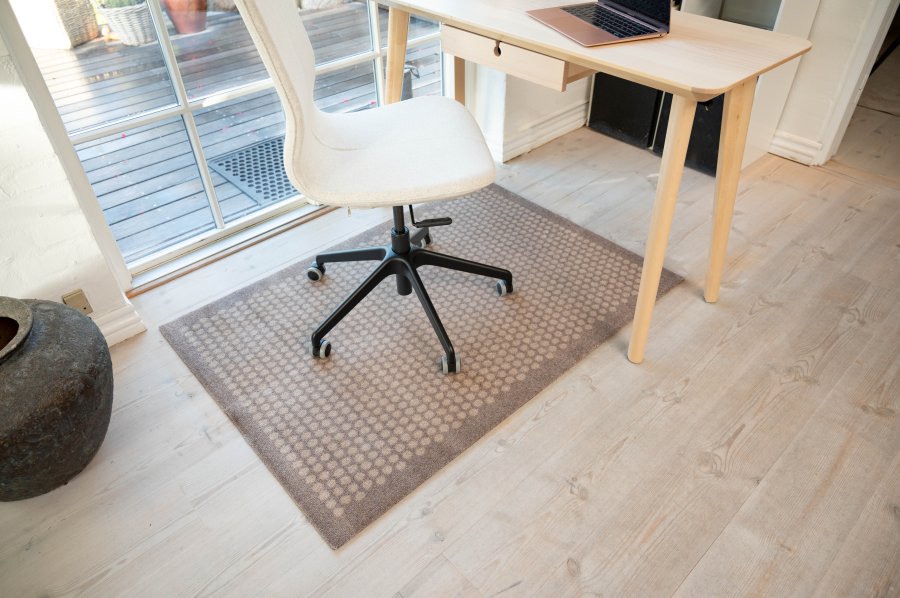 Tica Copenhagen Dot Smudsmåtte 90x130 cm, Sand