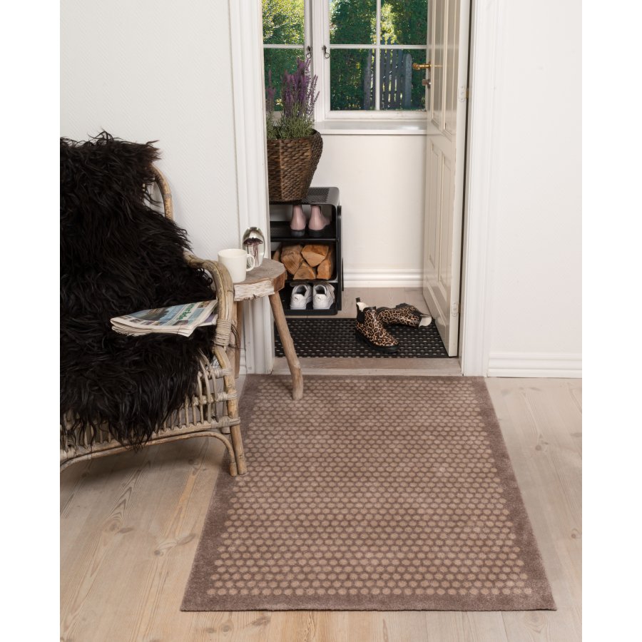 Tica Copenhagen Dot Smudsmåtte 90x130 cm, Sand