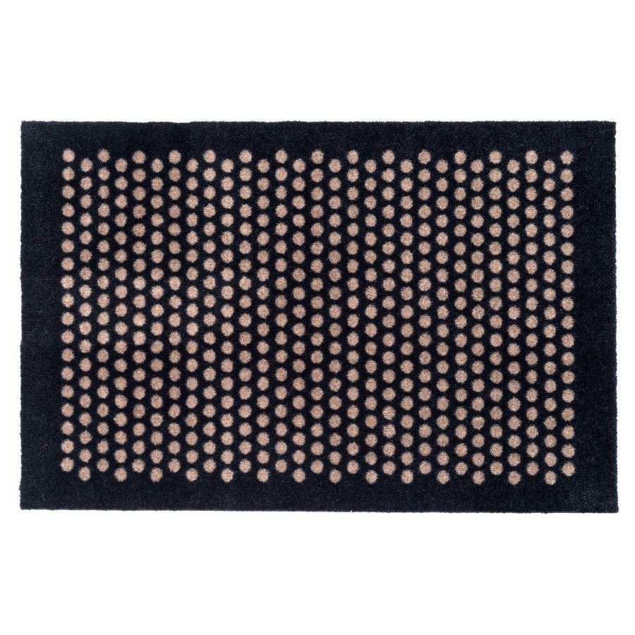 Tica Copenhagen Dot Smudsmtte 60x90 cm, Sort/Sand