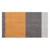 Tica Copenhagen Stripes Horizontal Matte 67x120 cm, Hellgrau/Stahlgrau/Dijon
