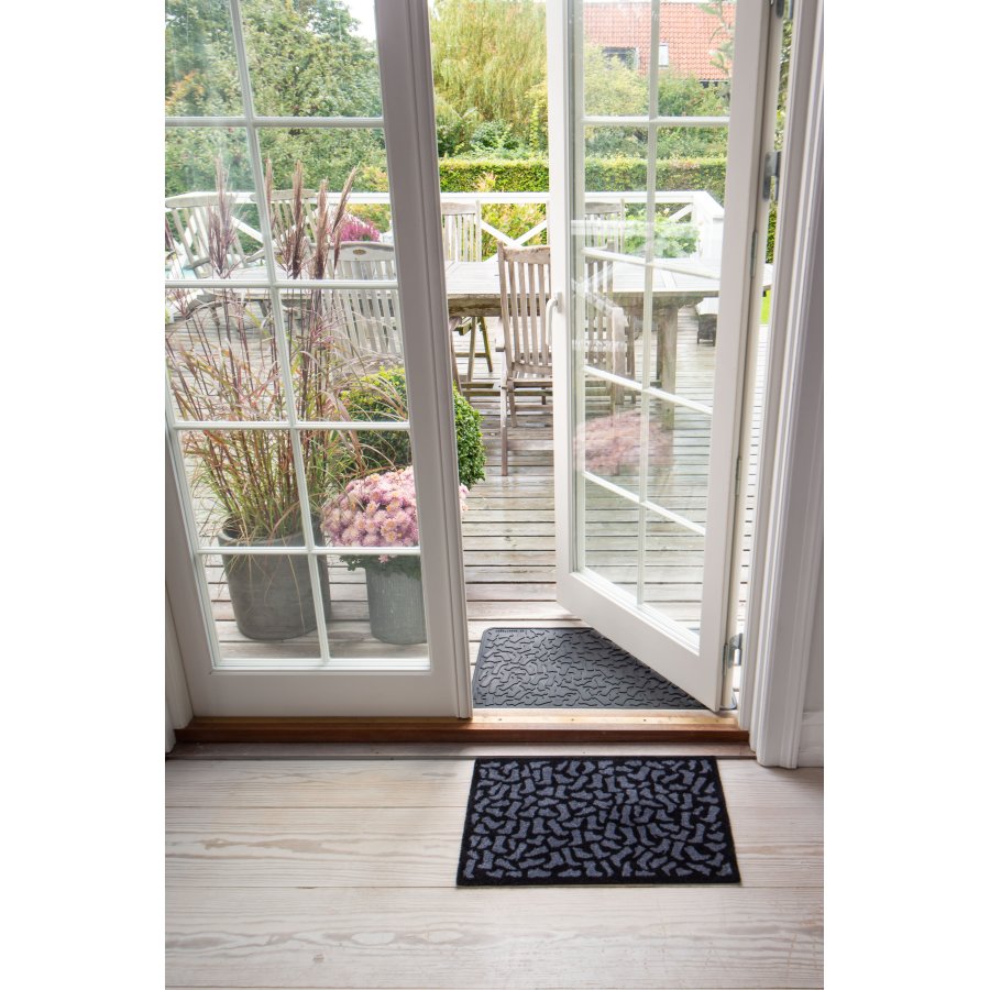 Tica Copenhagen Shoewear Drmtte 40x60 cm, Sort/Gr