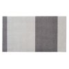 Tica Copenhagen Stripes Horisontal Gulvmtte 67x120 cm, Steelgrey/Lysegr