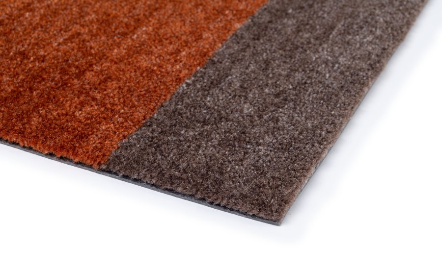 Tica Copenhagen Stripes Horizontal Matte 67x120 cm, Sand/Braun/Terracotta