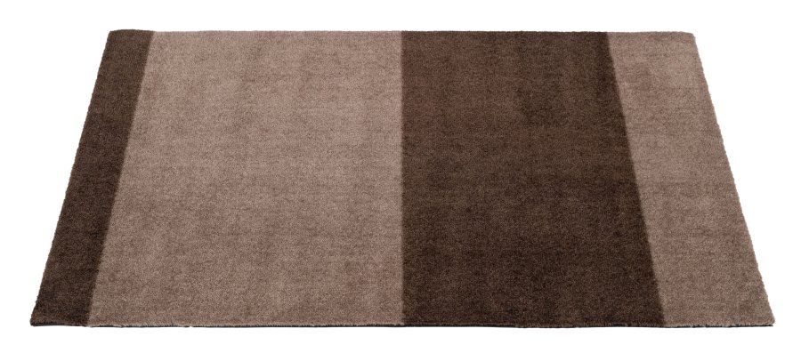 Tica Copenhagen Stripes Horisontal Gulvmtte 60x90 cm, Sand/Brun