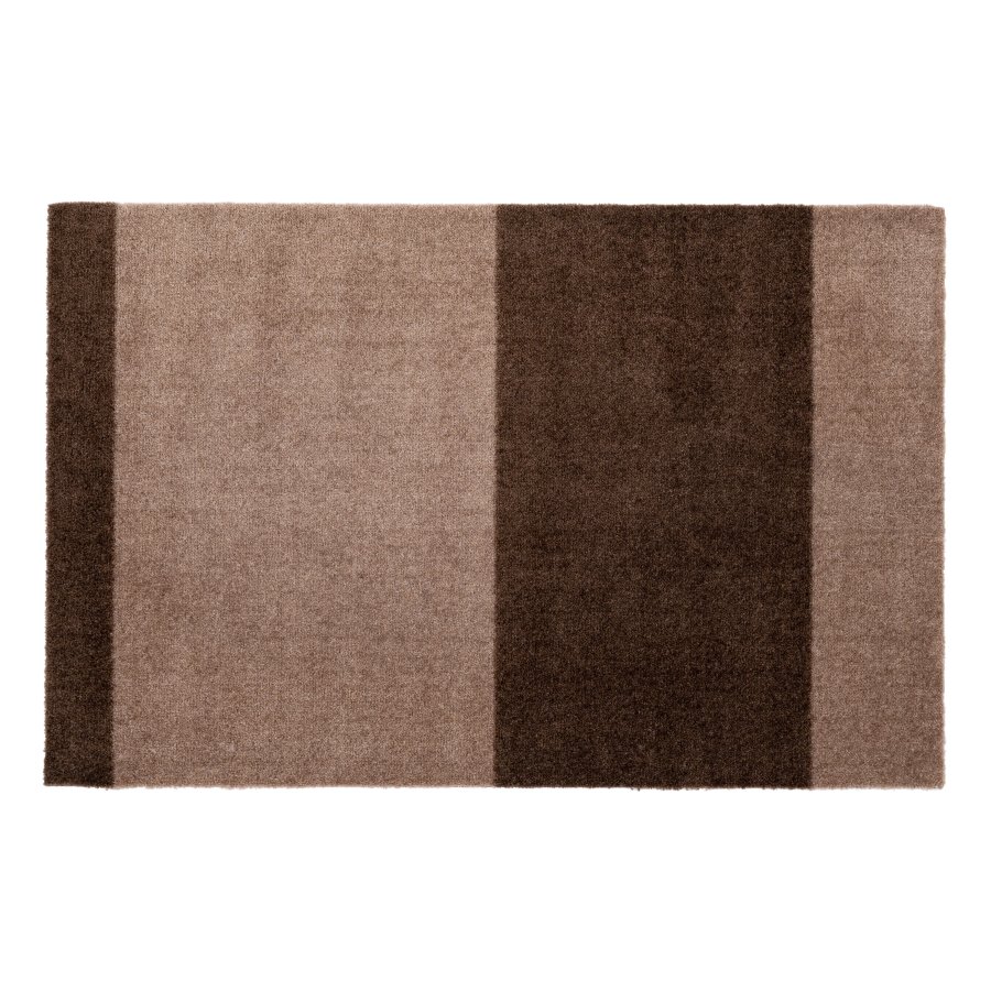 Tica Copenhagen Stripes Horisontal Gulvmtte 60x90 cm, Sand/Brun