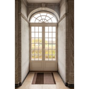 Tica Copenhagen Stripes Horisontal Gulvmåtte 60x90 cm, Sand/Brun