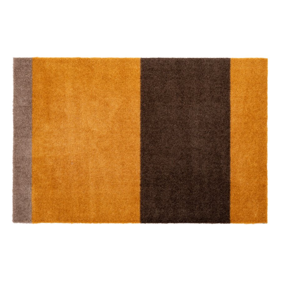 Tica Copenhagen Stripes Horisontal Gulvmtte 60x90 cm, Dijon/Sand/Brun