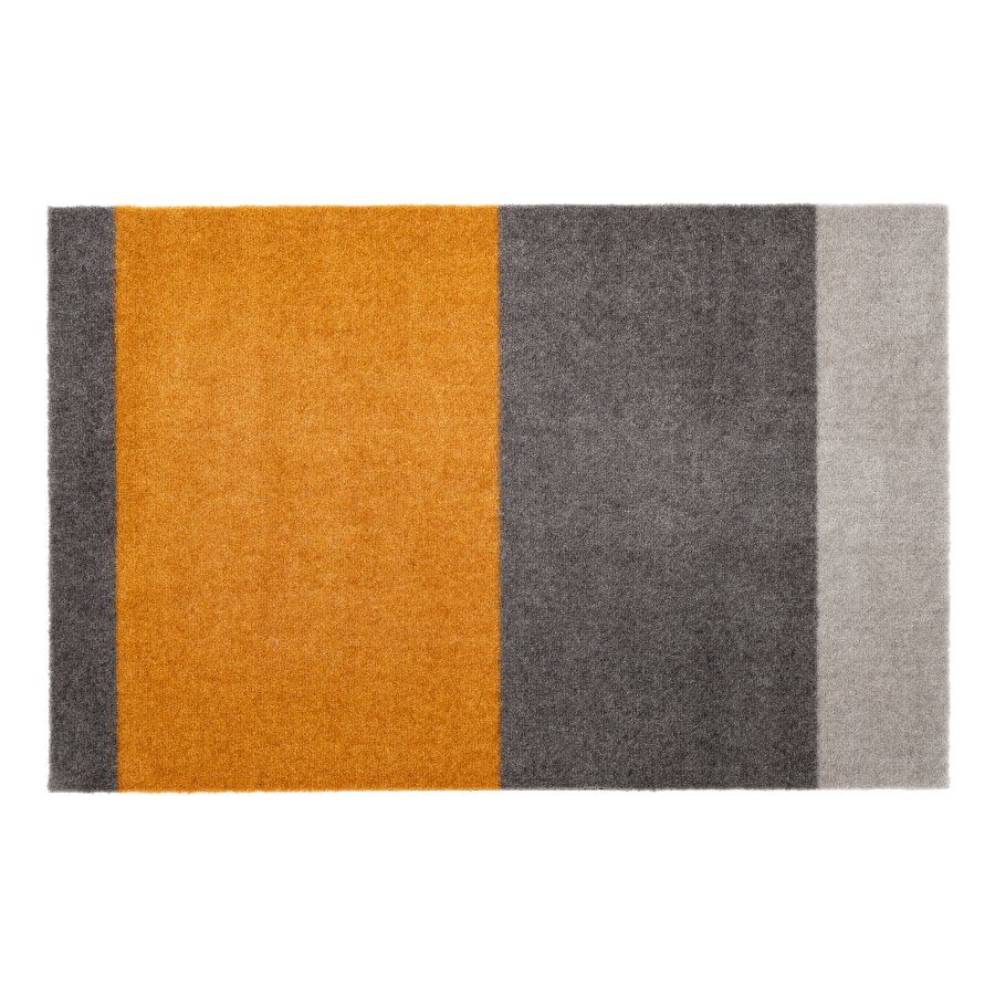 Tica Copenhagen Stripes Horizontal Matte 60x90 cm, Hellgrau/Stahlgrau/Dijon
