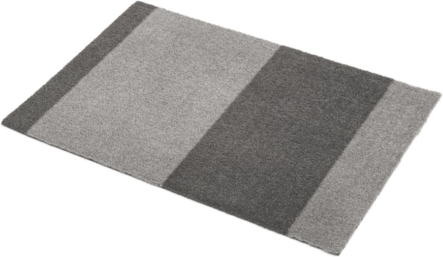 Tica Copenhagen Stripes Horizontal Matte 40x60 cm, Stahlgrau/Hellgrau