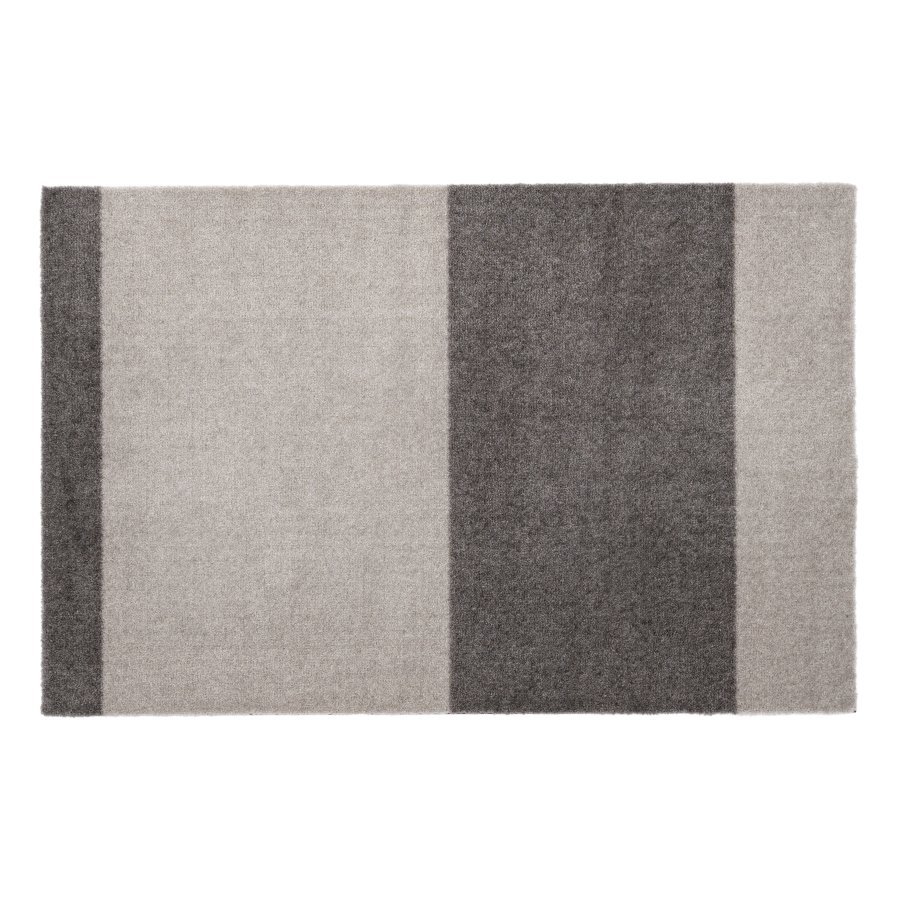 Tica Copenhagen Stripes Horizontal Matte 60x90 cm, Stahlgrau/Hellgrau
