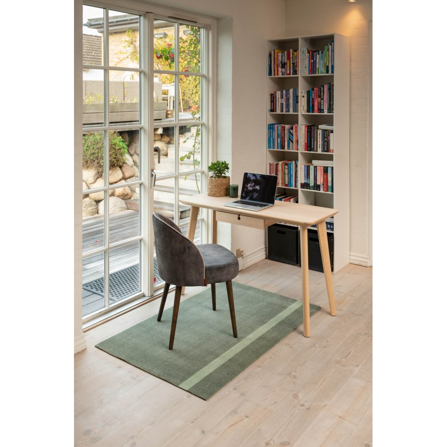 Tica Copenhagen Stripe Vertical Mtte 90x130 cm, Lysegrn/stvet grn