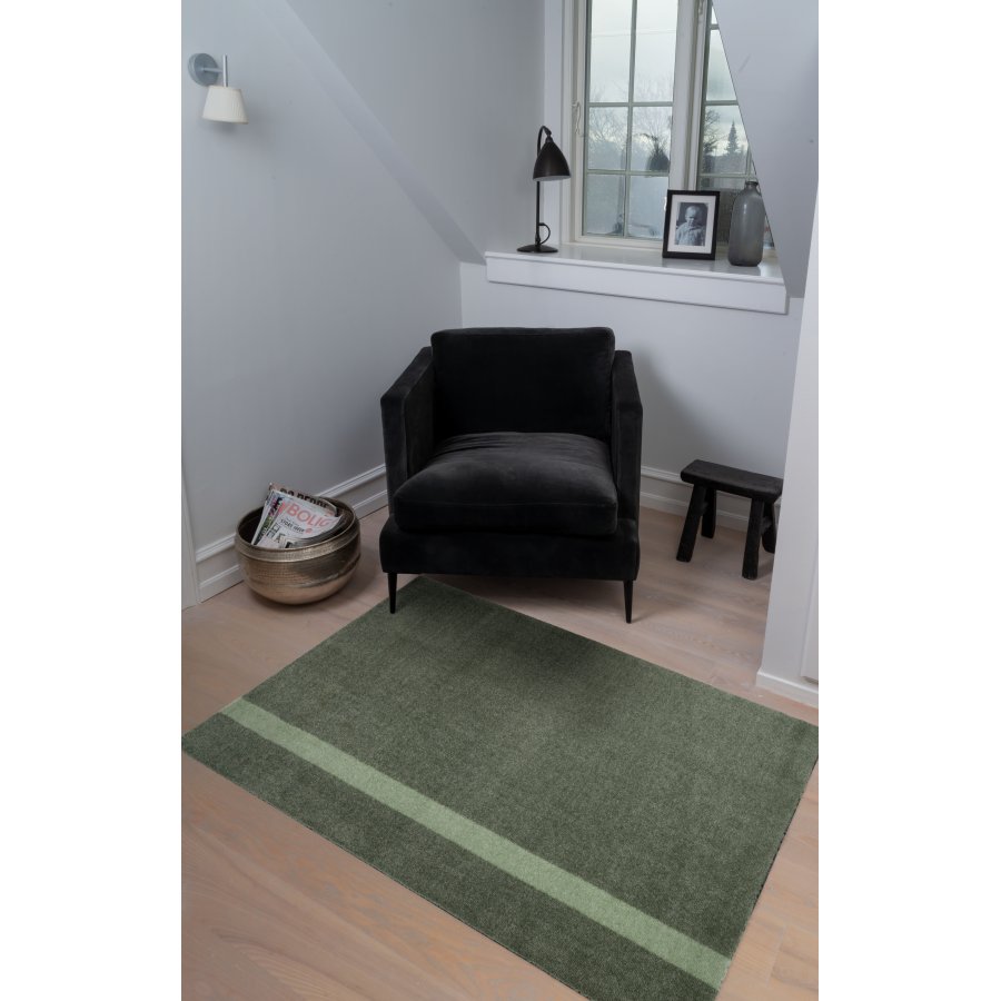 Tica Copenhagen Stripe Vertical Mtte 90x130 cm, Lysegrn/stvet grn