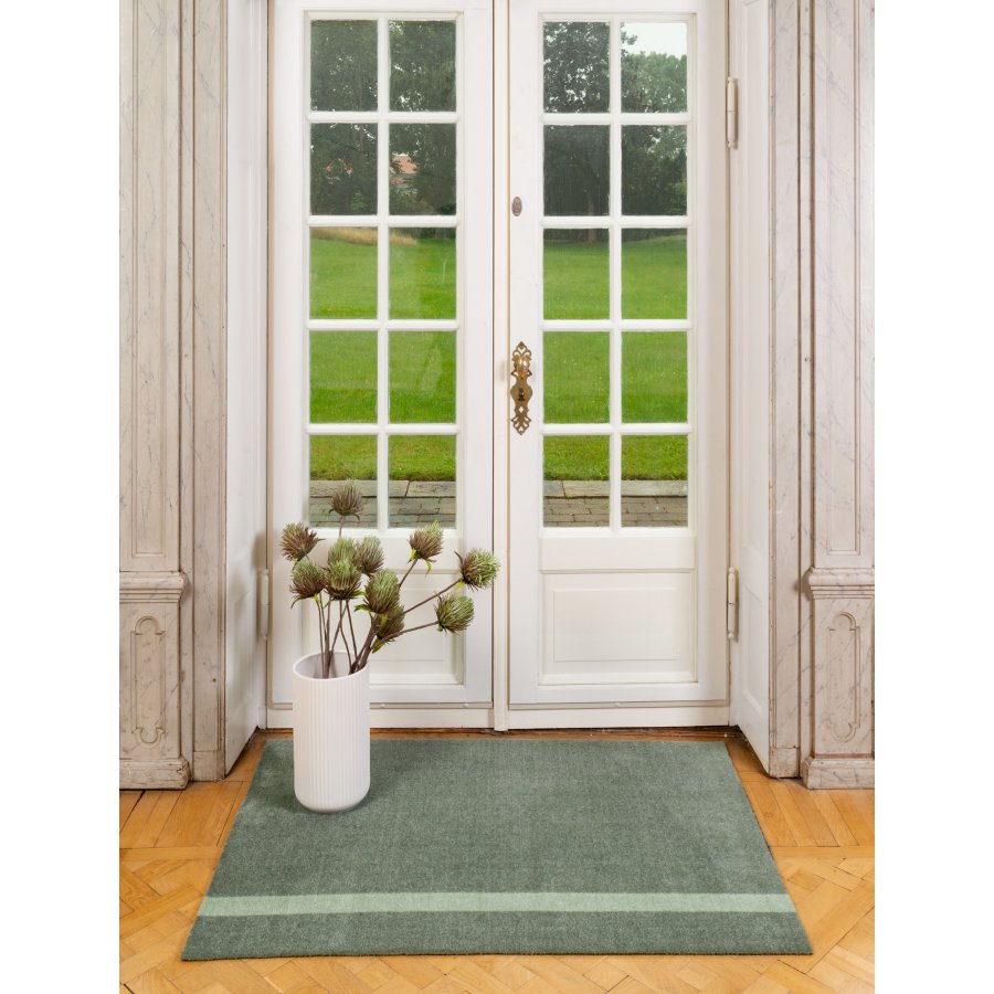 Tica Copenhagen Stripe Vertical Mtte 90x130 cm, Lysegrn/stvet grn