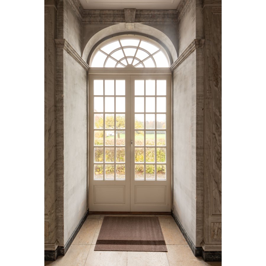 Tica Copenhagen Stripes Vertikal Gulvmtte 60x90 cm, Sand/Brun