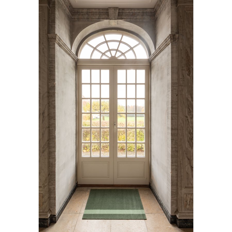 Tica Copenhagen Stripes Vertikal Gulvmtte 60x90 cm, Stvetgrn/Lysgrn