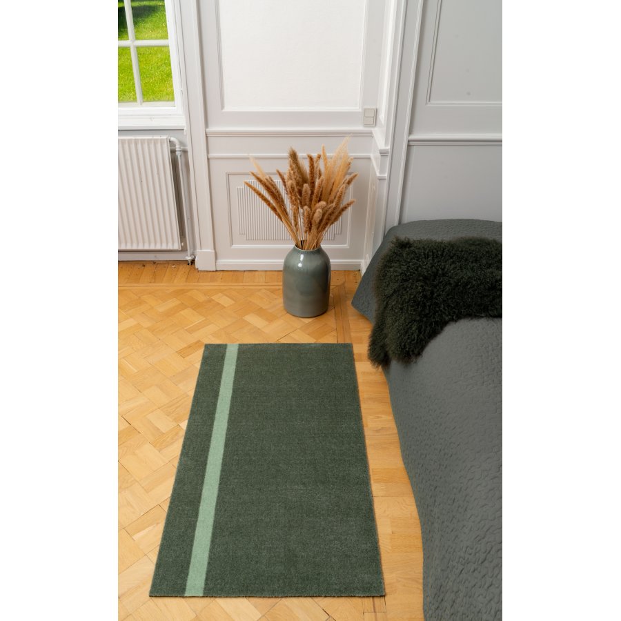 Tica Copenhagen Stripes Vertikal Gulvmtte 67x120 cm, Stvetgrn/Lysgrn