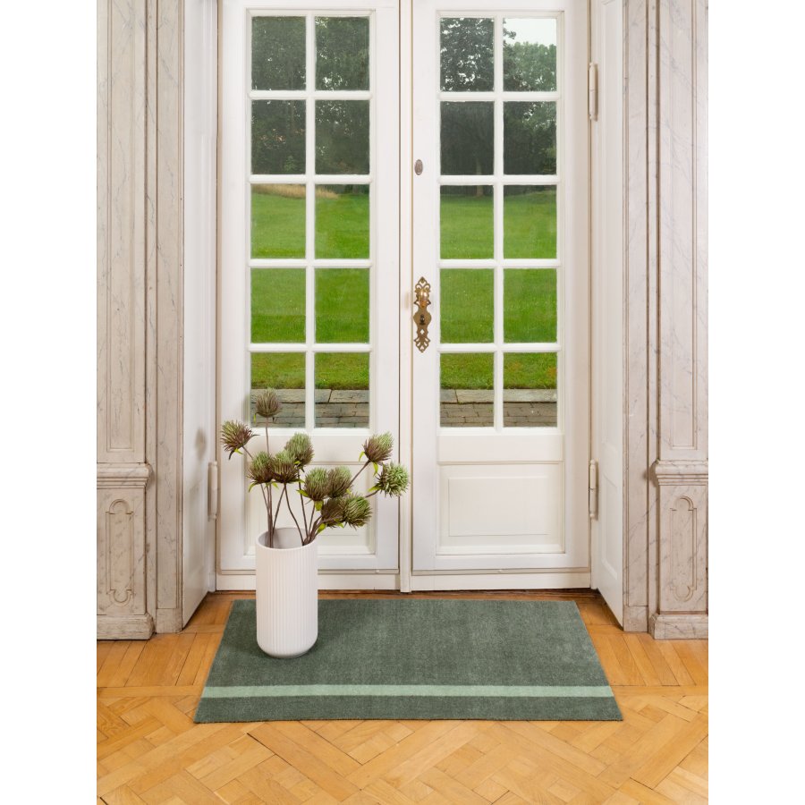 Tica Copenhagen Stripes Vertikal Gulvmtte 67x120 cm, Stvetgrn/Lysgrn