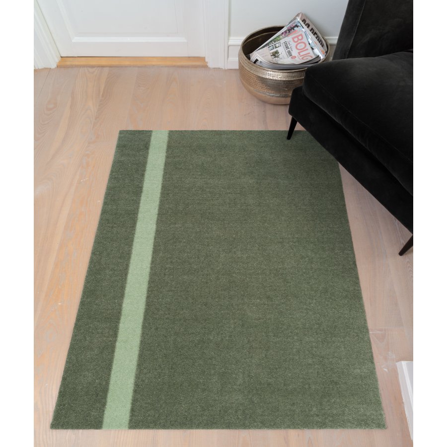 Tica Copenhagen Stripes Vertikal Gulvmtte 67x120 cm, Stvetgrn/Lysgrn
