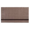 Tica Copenhagen Stripes Vertikal Gulvmtte 67x120 cm, Sand/Brun