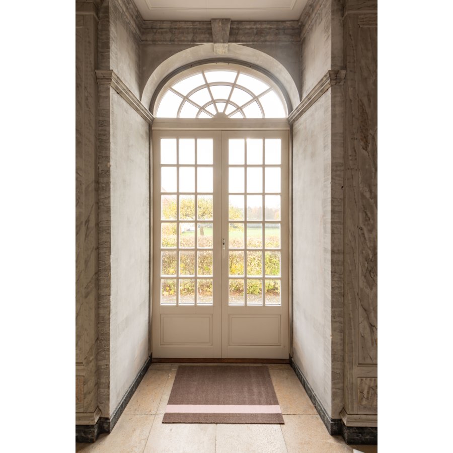 Tica Copenhagen Stripes Vertikal Gulvmtte 60x90 cm, Sand/Rose