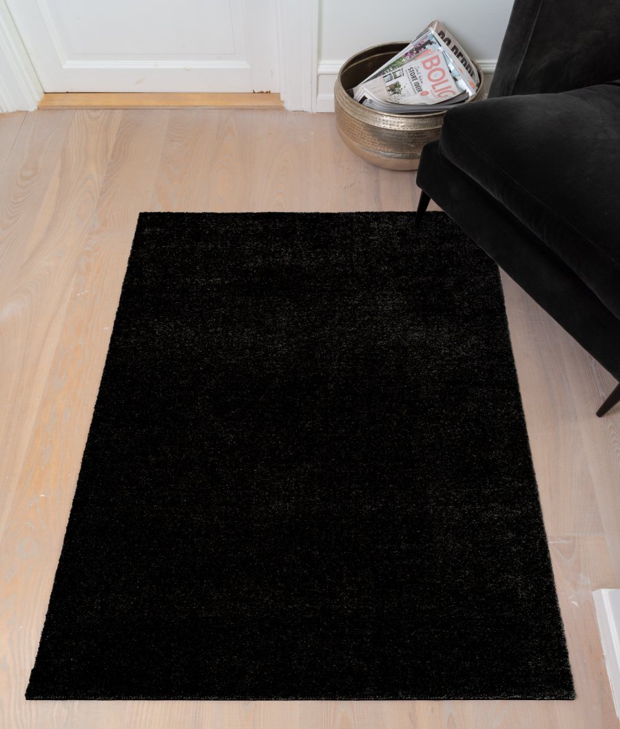Tica Copenhagen Uni Color Schmutzfangmatte 90x130 cm, Schwarz