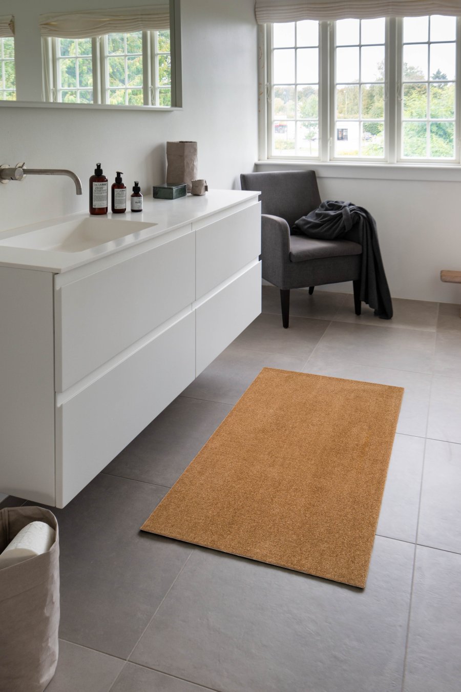 Tica Copenhagen Uni Color Smudsmtte 67x120 cm, Dijon Gold