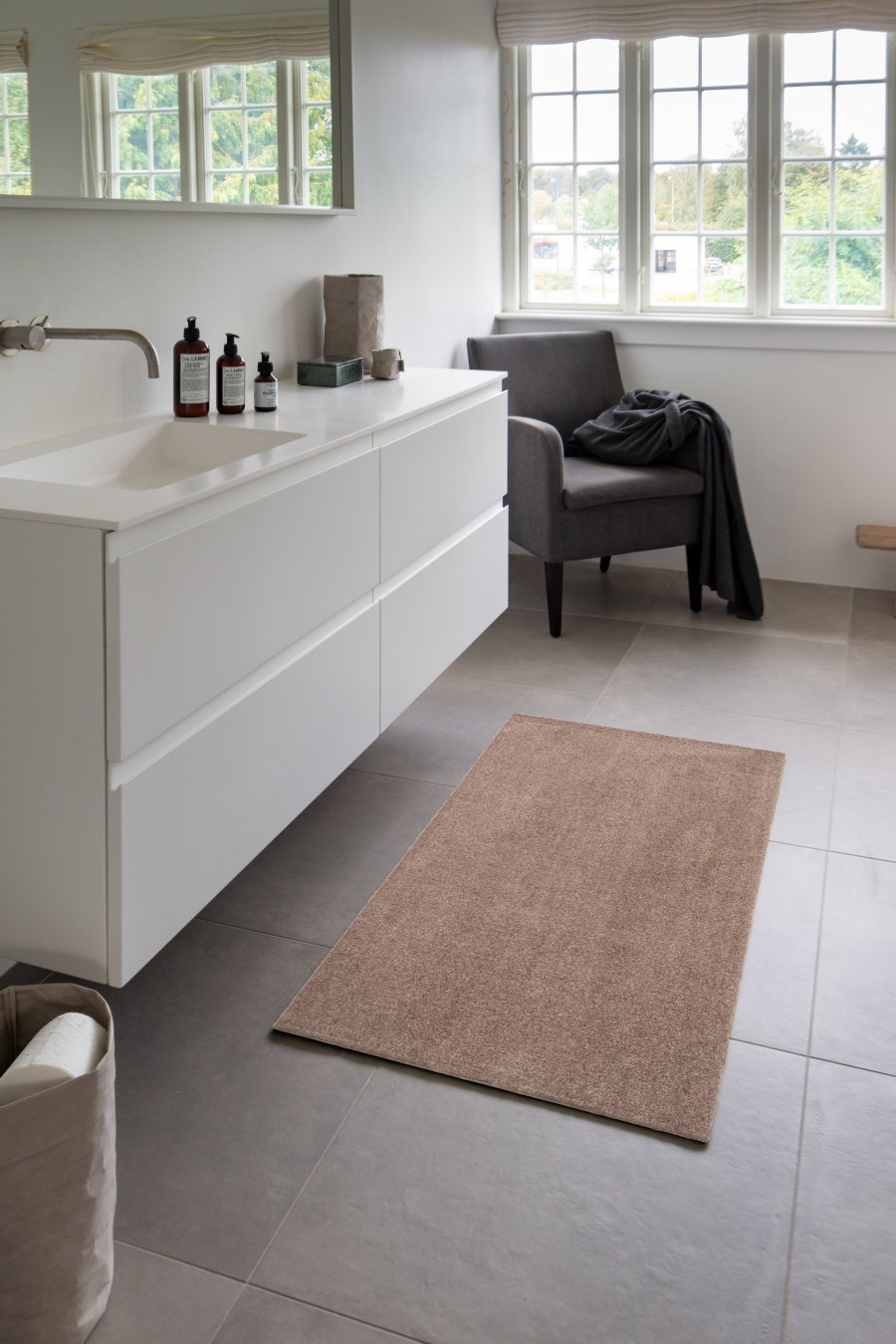 Tica Copenhagen Uni Color Smudsmtte 67x120 cm, Sand